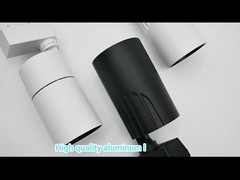 Disipación de calor rápida superficial negra de aluminio + plástica de la mazorca 24W de la luz de la pista