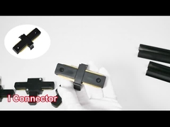 Pista de cobre amarillo del techo que enciende la iluminación de la pista del alambre del sistema ferroviario 110-248V 2