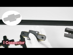 Color blanco del proyector del alambre de AC110-248V 2 del negro de cobre plano del sistema ferroviario