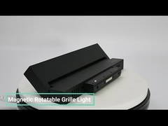 12w 18w luz de pista magnética LED plegable sin luz principal luz de rejilla de sala de estar