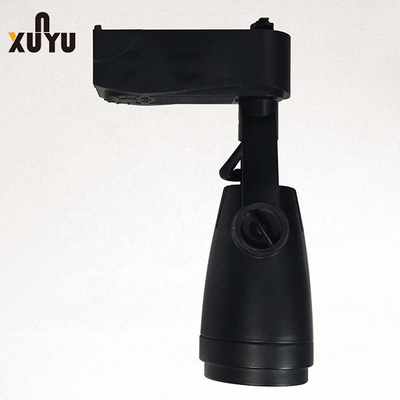 Pista moderna de aluminio GU10 que enciende la rotación horizontal de 360 grados