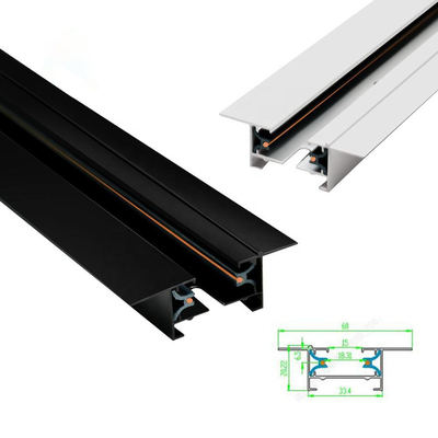 pista de 3M que enciende el carril de aluminio de la pista del proyector del sistema ferroviario