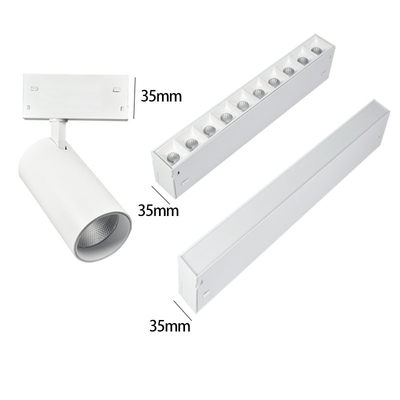 Carril magnético 3000K/4000K/6000K ligero de seguimiento del OEM AC100-265V