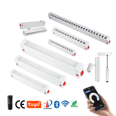 Luz de rejilla de luz de inundación lineal LED blanca para el hogar oculta montada en superficie