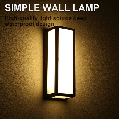 Prenda impermeable al aire libre de la lámpara de pared del balcón de aluminio al aire libre IP65