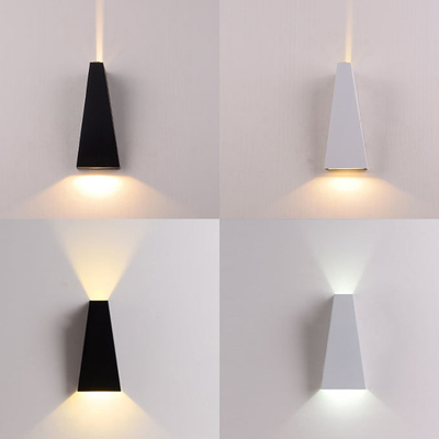 Luz impermeable creativa blanca de la pared 6w de la arena negra de la arena al aire libre