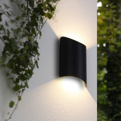 luz de aluminio de la pared de la pared de 6000K LED de la luz del jardín del pasillo del chalet impermeable al aire libre de la luz