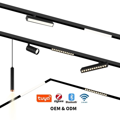 Luz de inundación lineal inteligente de 220V de alto voltaje Luz de salón LED Luz magnética
