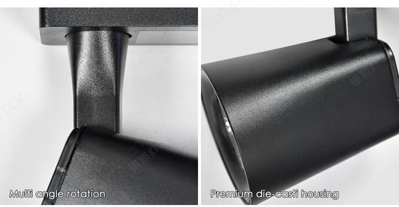 ajustable horizontal del proyector 350 de la pista de 12W 20W 30W 40W LED
