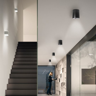 El interruptor del botón que el techo superficial montó 2700K E27/mazorca llevó Downlight