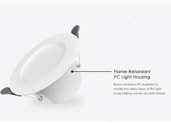 9W 12W LED acó el cuadrado de Downlight 4000K 6000K acado encendiendo la modificación