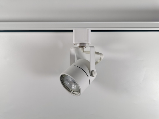 Blanco negro de vivienda ligero del material del hierro de la pista del proyector Gu10
