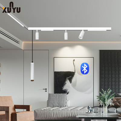 luz montada superficial de aluminio de la pista de la luz magnética de la pista de 7w LED