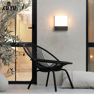 luz cuadrada ultra fina del pórtico del soporte de la pared 15w para la sala de estar