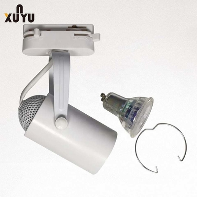 Luz ajustable de aluminio de la pista del ángulo Gu10 de la disipación de calor 180
