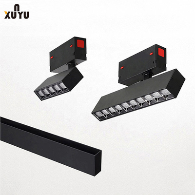 Sistema llevado magnético linear 7W/10W de la luz de la pista del plegamiento negro