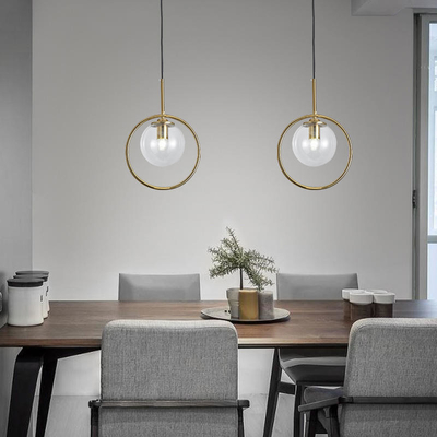 Comedor alrededor de la CA pendiente de cristal 220V 3000K 4000K 6000K de la luz