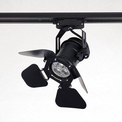 Lámparas de la pista de IP30 Gu10 cuatro accesorios del proyector de la hoja Mr16