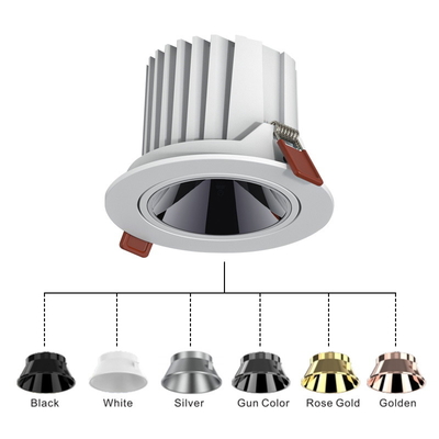El proyector del interruptor del botón del OEM acó a Downlight integró antideslumbrante