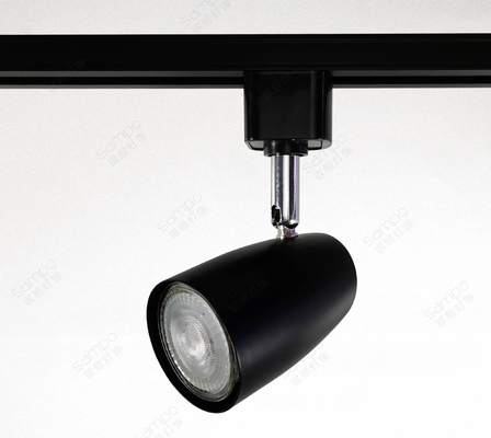Los ABS opcionales planchan los accesorios de iluminación ajustables materiales de la pista de las lámparas MR16 de la pista Gu10