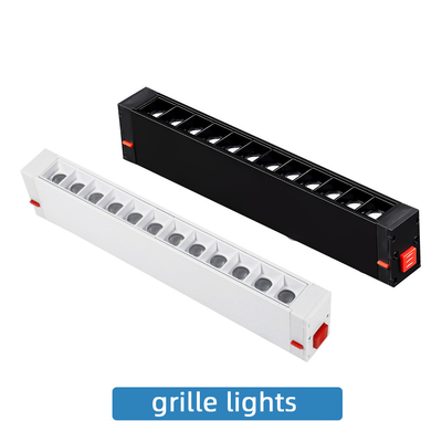 lámpara empotrada sin marco de la parrilla de la luz magnética de la pista de 9w 18w LED para la sala de estar