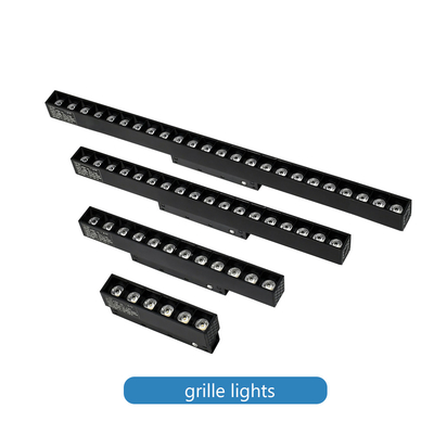 Negro 6w 12w 18w Spotlight de pista magnética Commercial Smart No Master Light