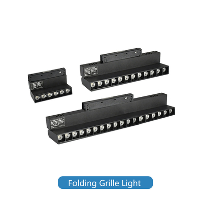12w 18w luz de pista magnética LED plegable sin luz principal luz de rejilla de sala de estar