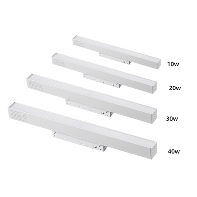 Iluminación comercial linear blanca de la luz magnética 10w 20w 30w de la pista del hotel Villa 48V