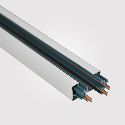Blanco comercial de aluminio de la tira del carril de la pista del proyector de 3 alambres