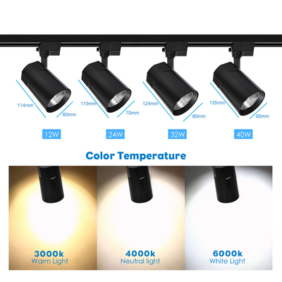 proyector de la pista de la mazorca de 3000k 4000k para la sala de estar casera 24W 32W 40W