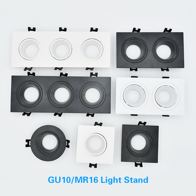 Vivienda casera comercial redonda/del cuadrado del hotel Mr16 Downlight para Downlight integrado