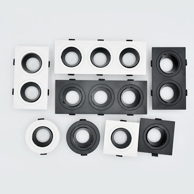 Material antideslumbrante de la PC de la vivienda de la lámpara Mr16 Downlight para la sala de estar casera