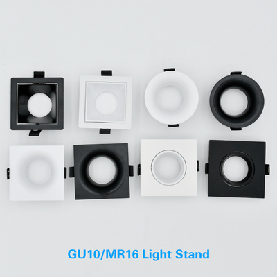 Cuadrado ajustable de la vivienda del ángulo Mr16 Downlight/vivienda redonda del proyector