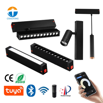 Proyector linear de alto voltaje negro de la luz de la parrilla de la luz de inundación 220v sin luz principal