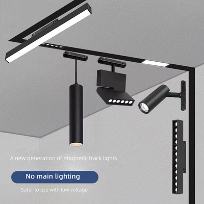 La parrilla linear integrada de la mazorca enciende blanco negro de la luz magnética de la pista del LED 48V