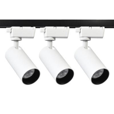 Luz opcional de iluminación comercial de la pista de la MAZORCA de las temperaturas tricolores del proyector de la pista del LED