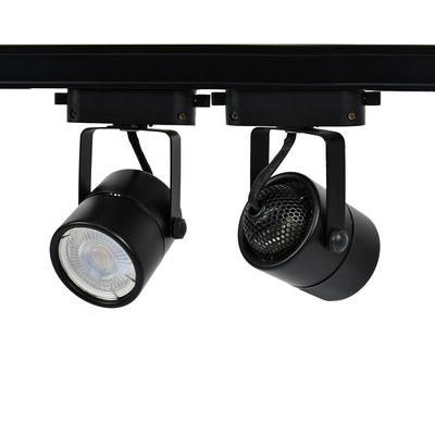 Ángulo ajustable de vivienda de la luz de la fuente de luz de la lámpara de la pista reemplazable Mr16/Gu10 de la taza