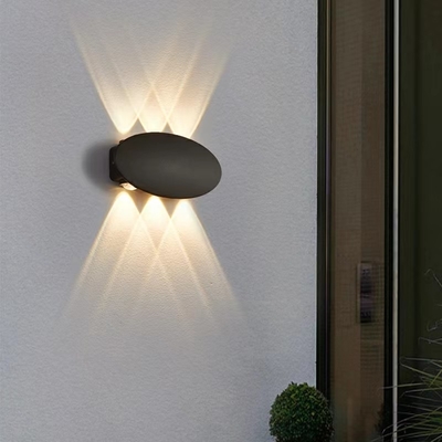 Luz de pared impermeable para exteriores IP65 4W 6W 8W lámpara de pared de iluminación arriba y abajo