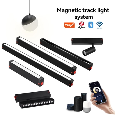 2.4G Disminución inteligente y ajuste de color Luz de pista magnética Luz de parrilla