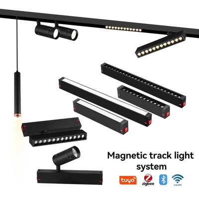 25 mm Luz de pista magnética 220V Proyector Casa Salón sin iluminación principal