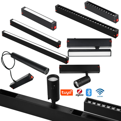 Tuya Smart App 6W 12W lámpara magnética parrilla foco LED sin iluminación principal